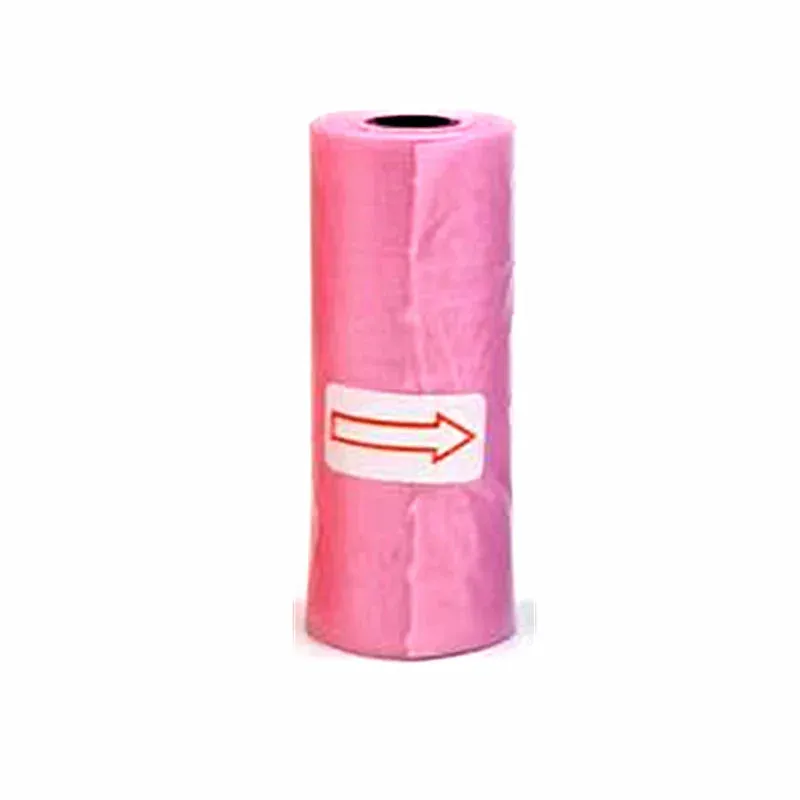1200pcs colore casuale Cartoon Paw Graphic Dog Poop Bags Pet Poop Bags sacchetti per rifiuti di cane a prova di perdite per forn