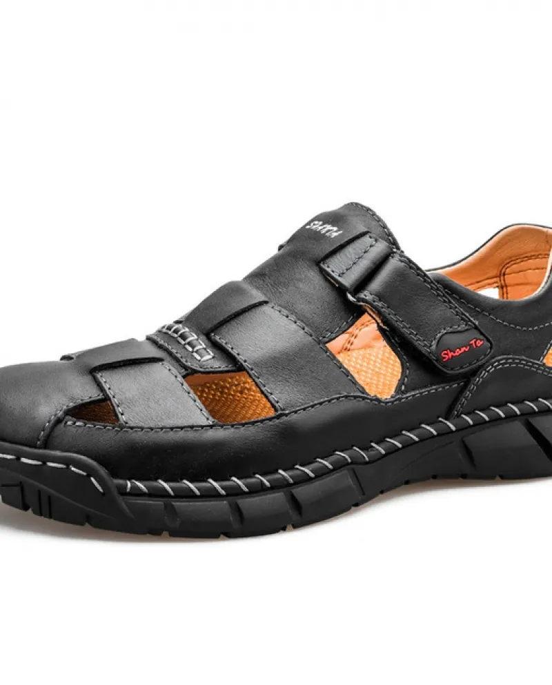 2022 Sandali da uomo classici estivi in ​​pelle scarpe casual allaperto Roma Ciao