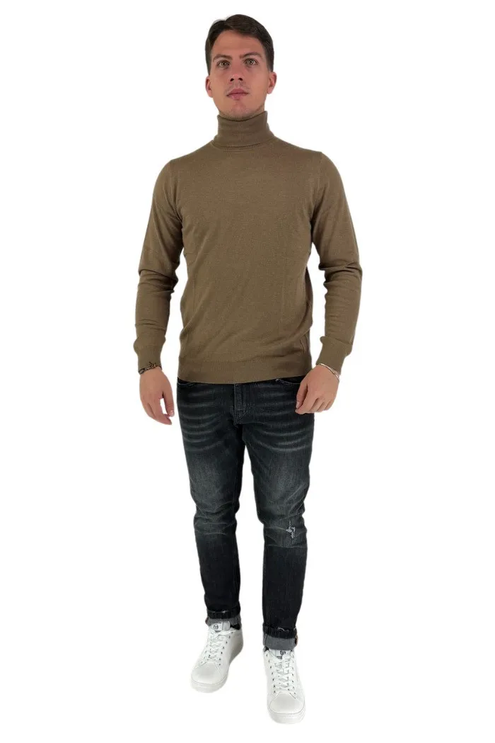 Antony Morato dolcevita regular in misto cashmere mmsw01393-ya500076
