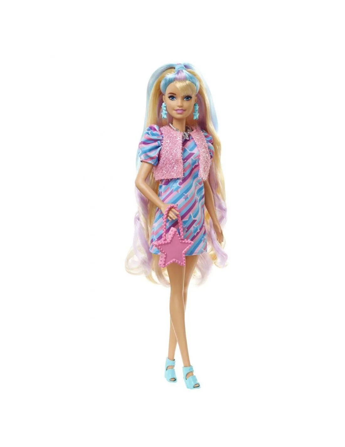 Bambola Barbie Totally Hair 9 Pezzi