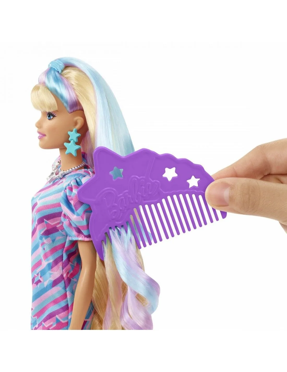 Bambola Barbie Totally Hair 9 Pezzi