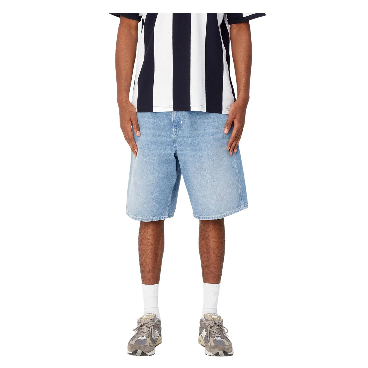 Bermuda Uomo Carhartt WIP Simple Short Blu (light washed)