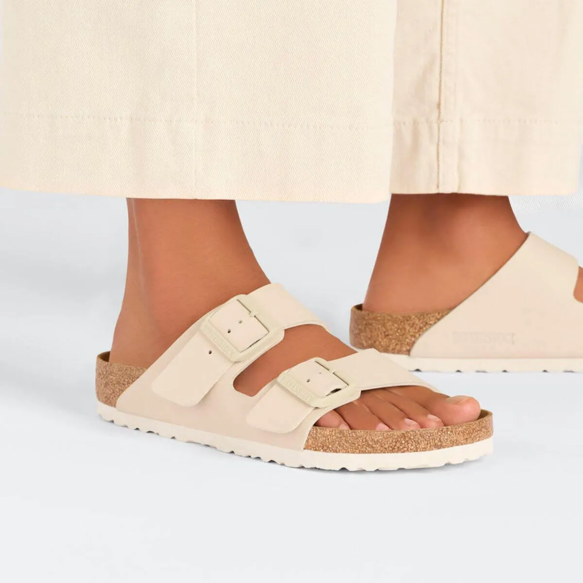 BIRKENSTOCK CIABATTA ARIZONA 1027723 NEW BEIGE NARROW FIT  