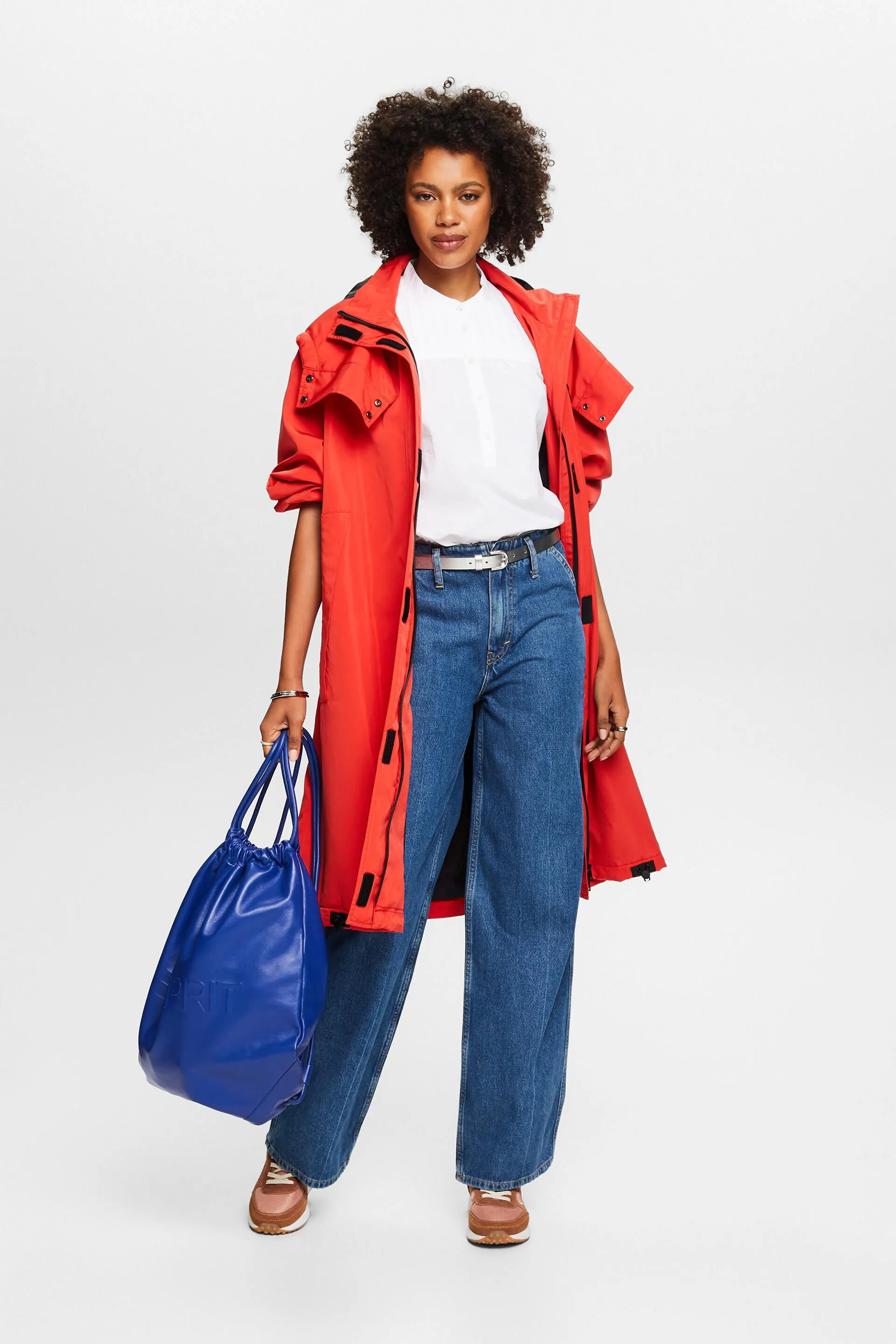 Blusa di cotone senza maniche
