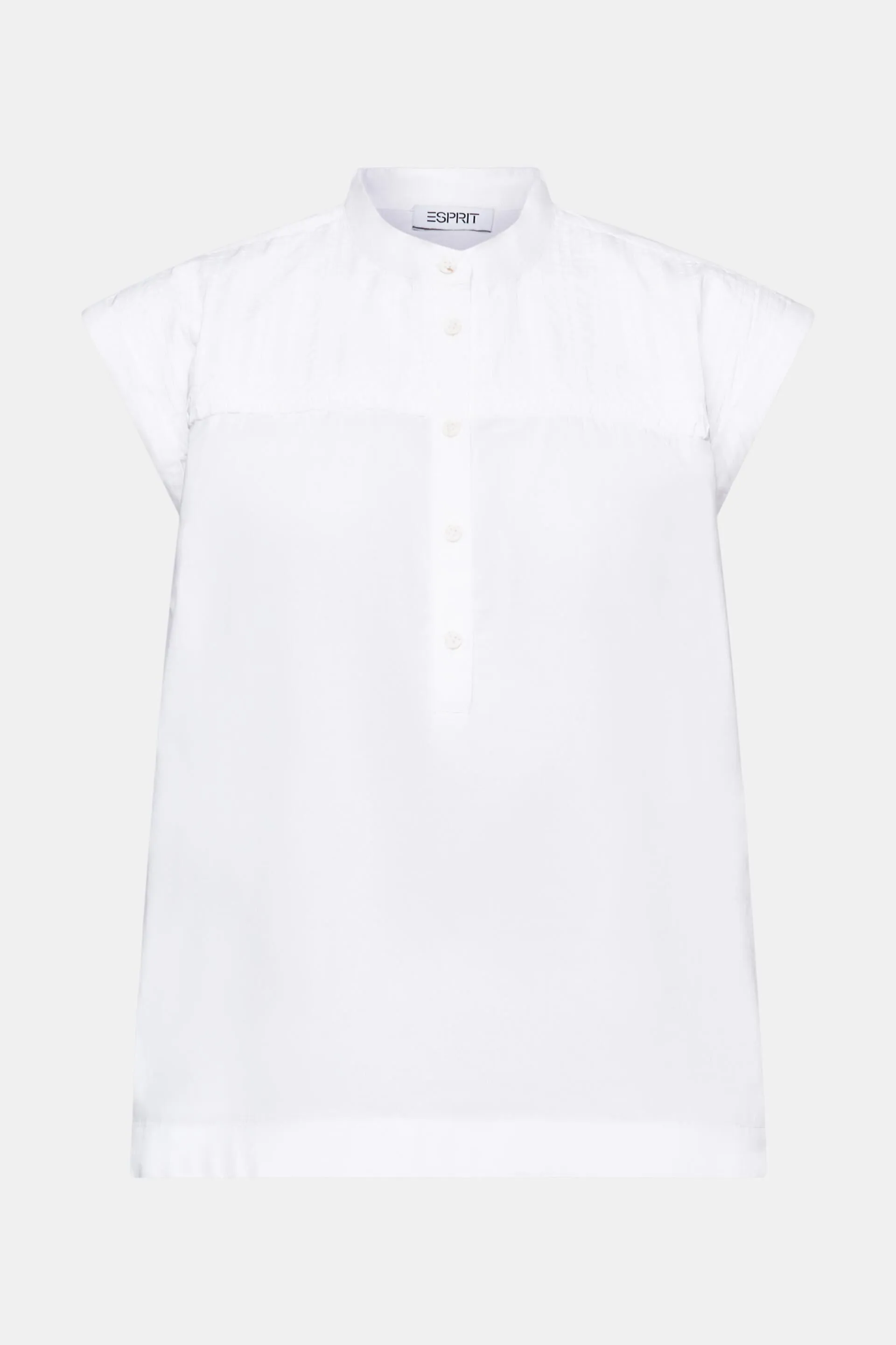 Blusa di cotone senza maniche