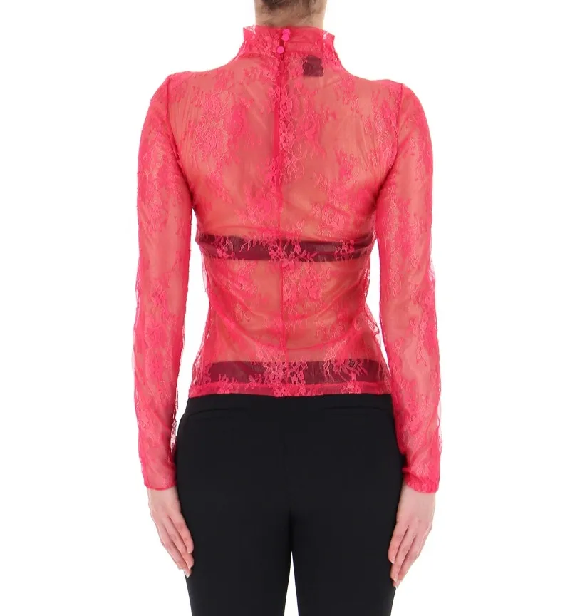 Blusa in pizzo