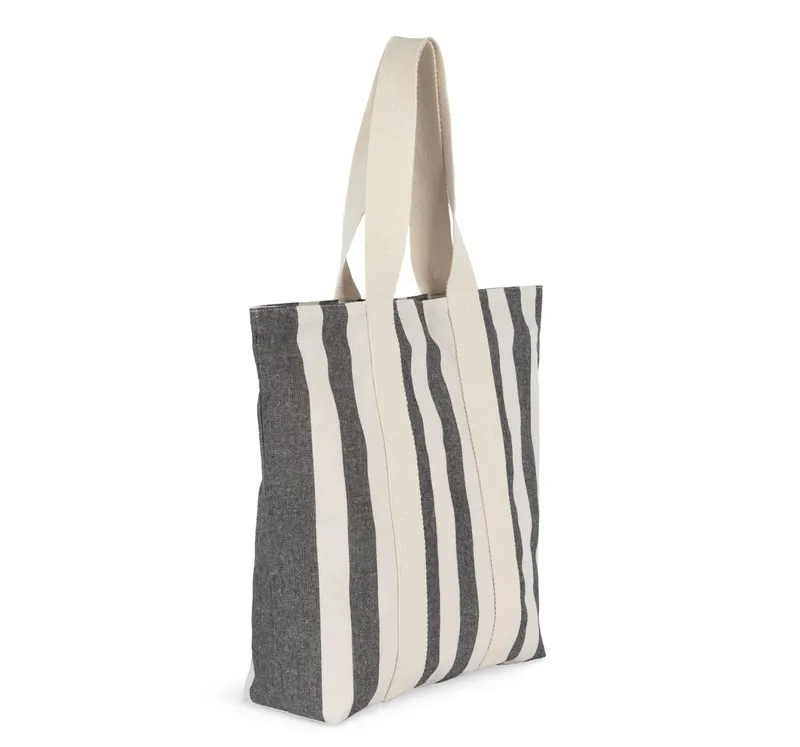 Borsa per la spesa riciclata - Design a righe