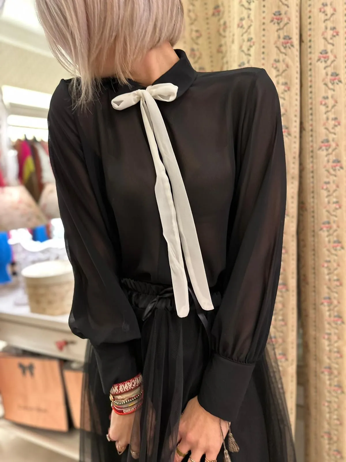 Camicia Collegiale Nera