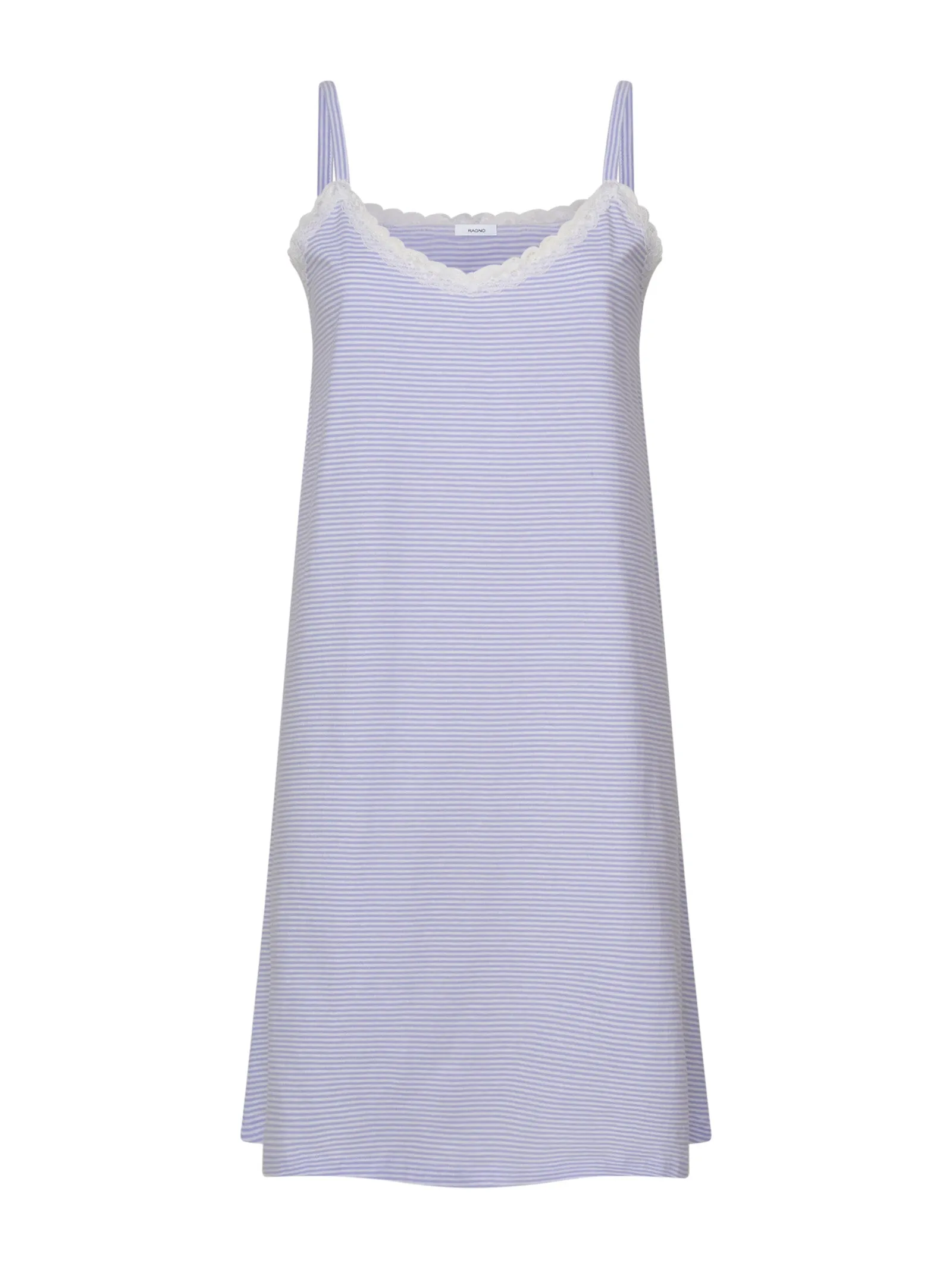 Camicia da notte a spalla stretta in Jersey di cotone - Fant.Violet
