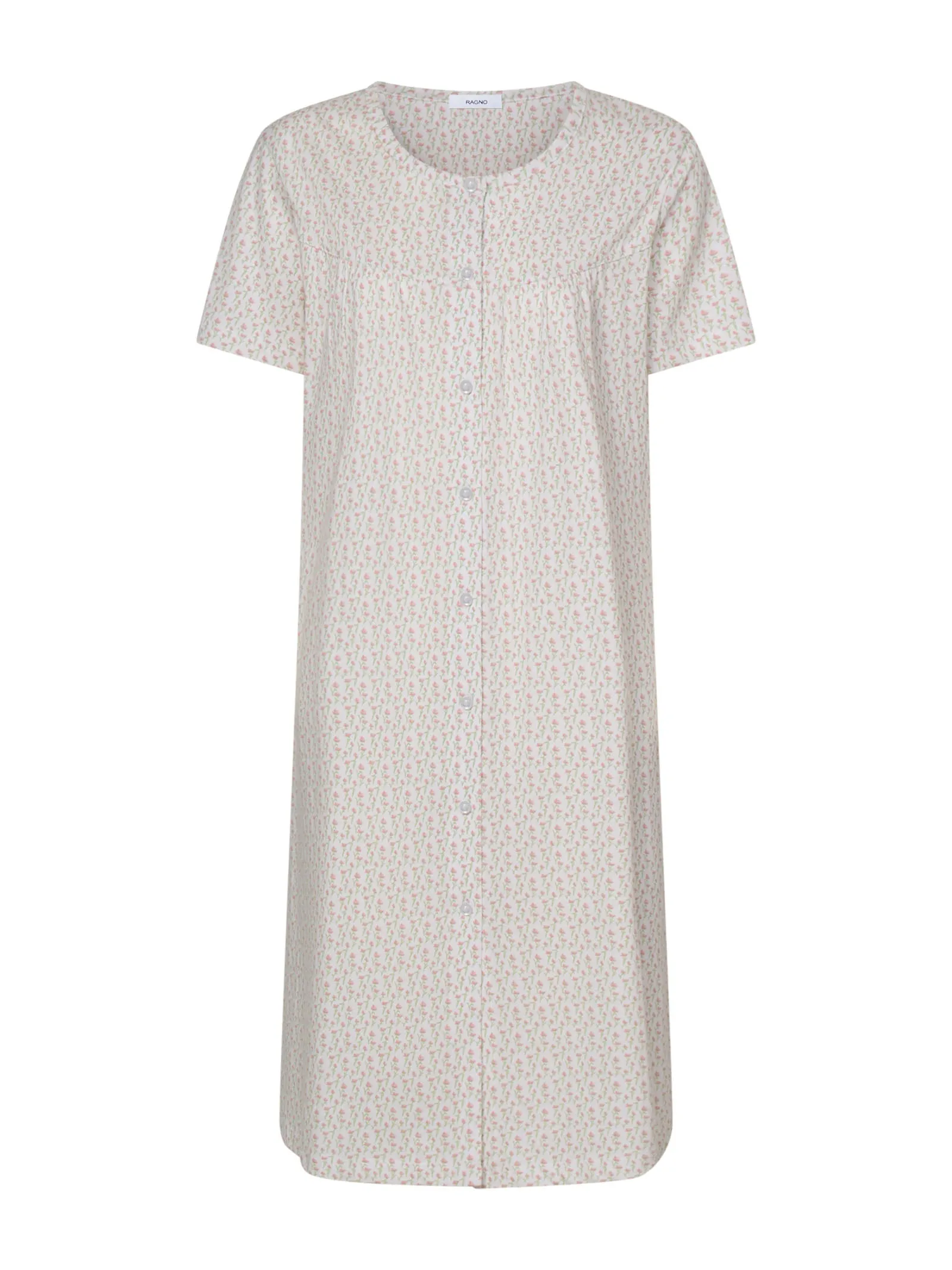Camicia da notte aperta in Jersey di cotone - Fant.Bianco