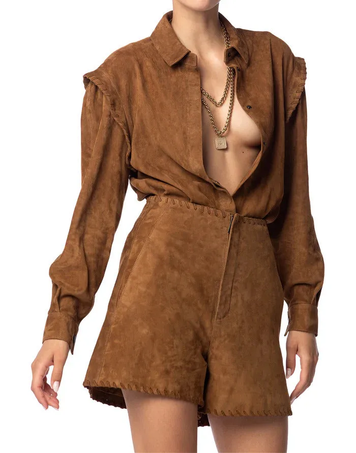 CAMICIA IN SUEDE