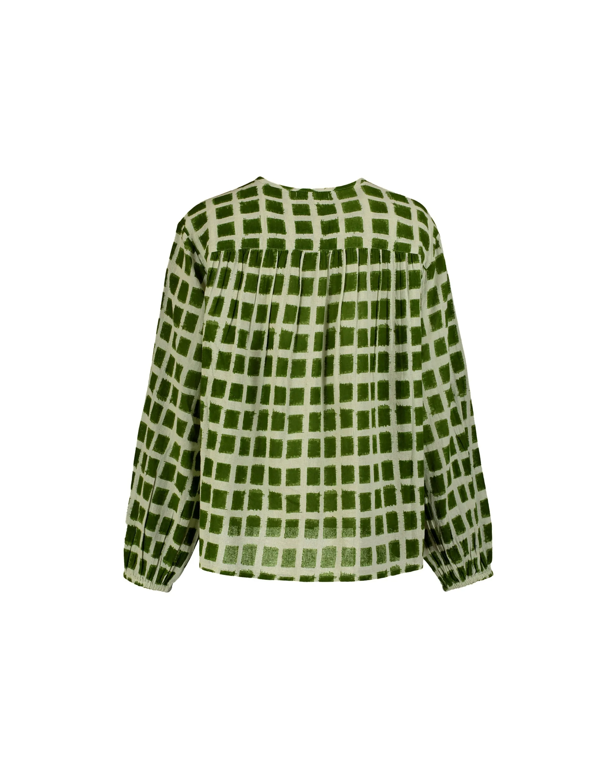 Camicia loose Kyoto verde