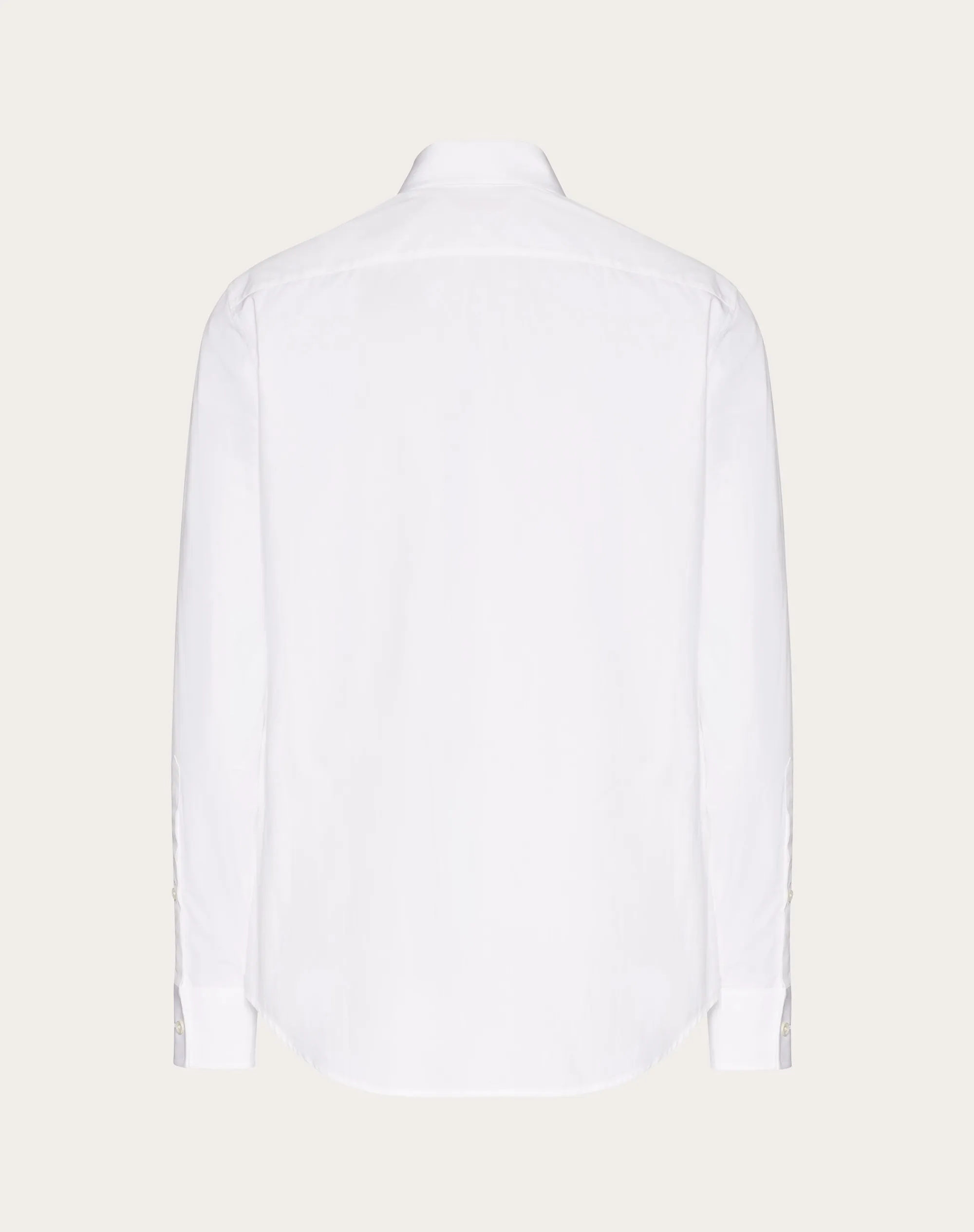 CAMICIA MANICA LUNGA IN POPELINE DI COTONE PESANTE