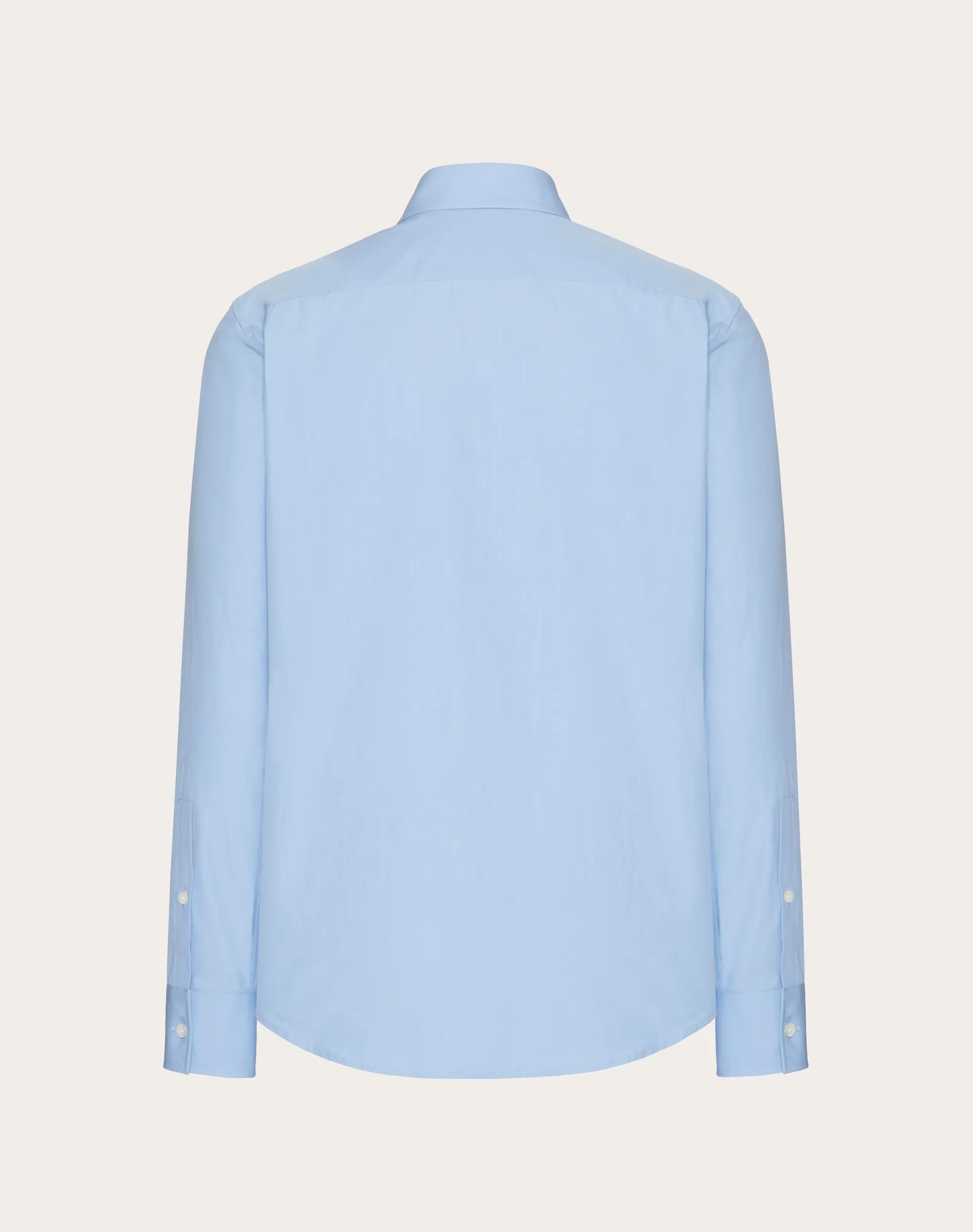 CAMICIA MANICA LUNGA IN POPELINE DI COTONE PESANTE