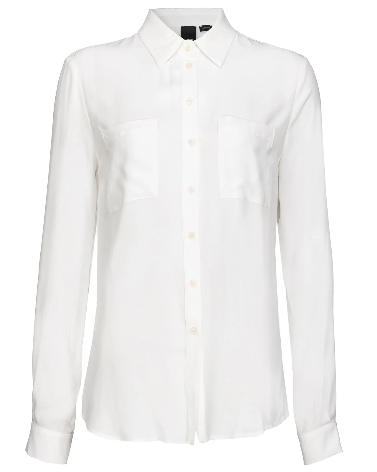 Camicia Nora 2 crêpe de chine bianca
