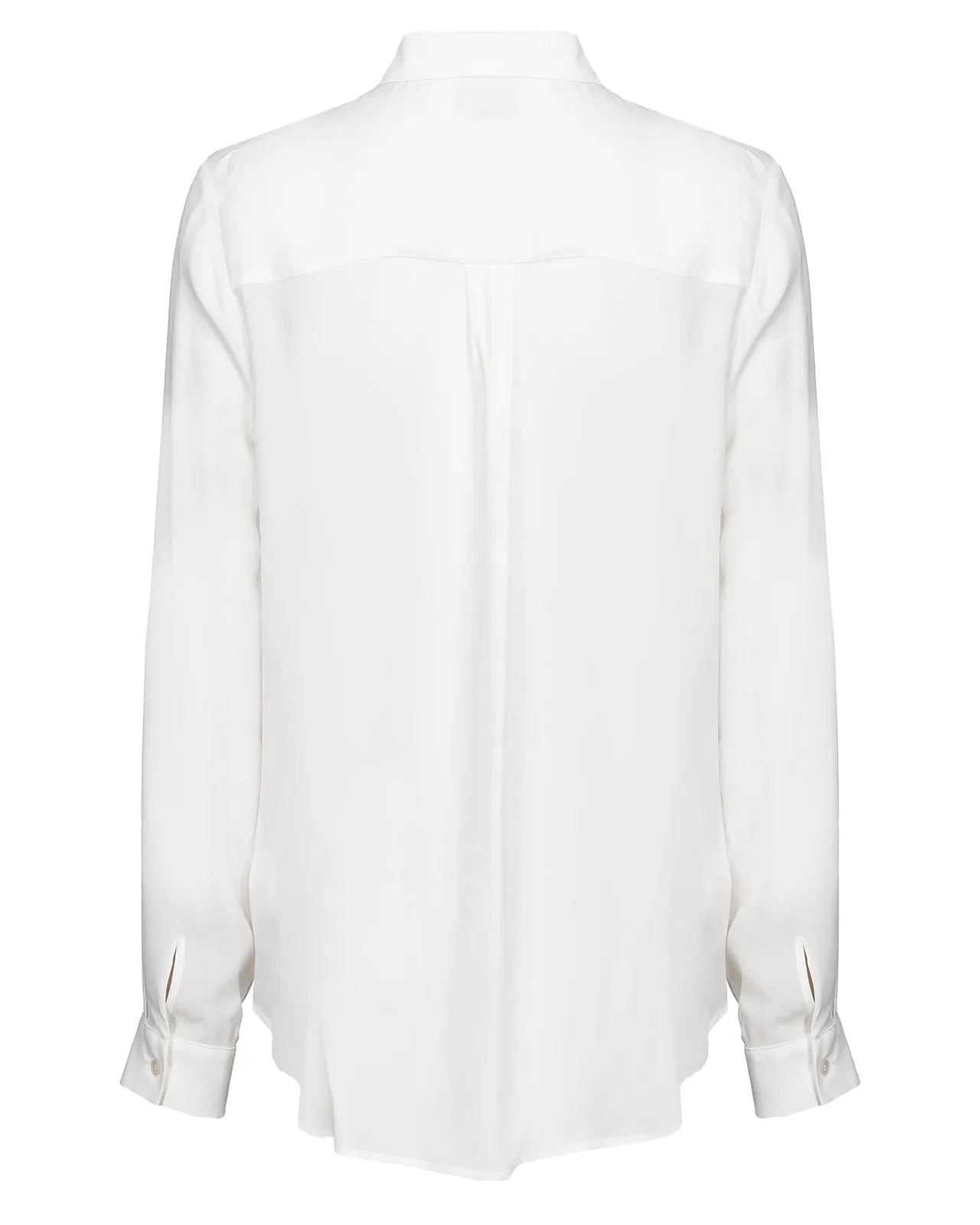 Camicia Nora 2 crêpe de chine bianca