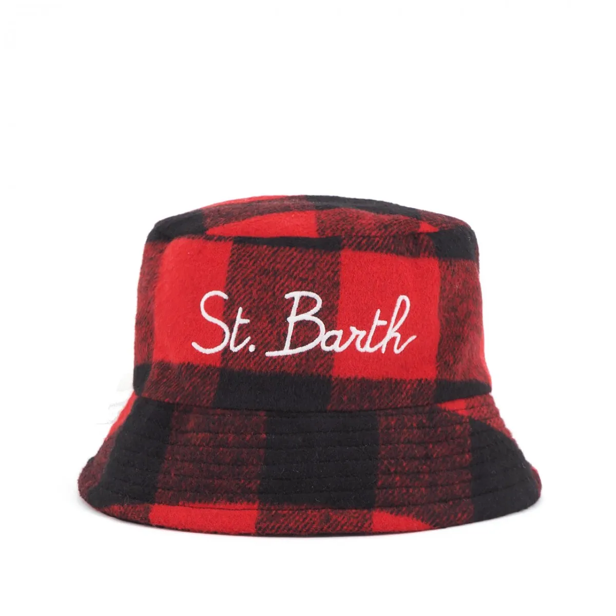 Cappello A Pescatora Big Vichy, Rosso
