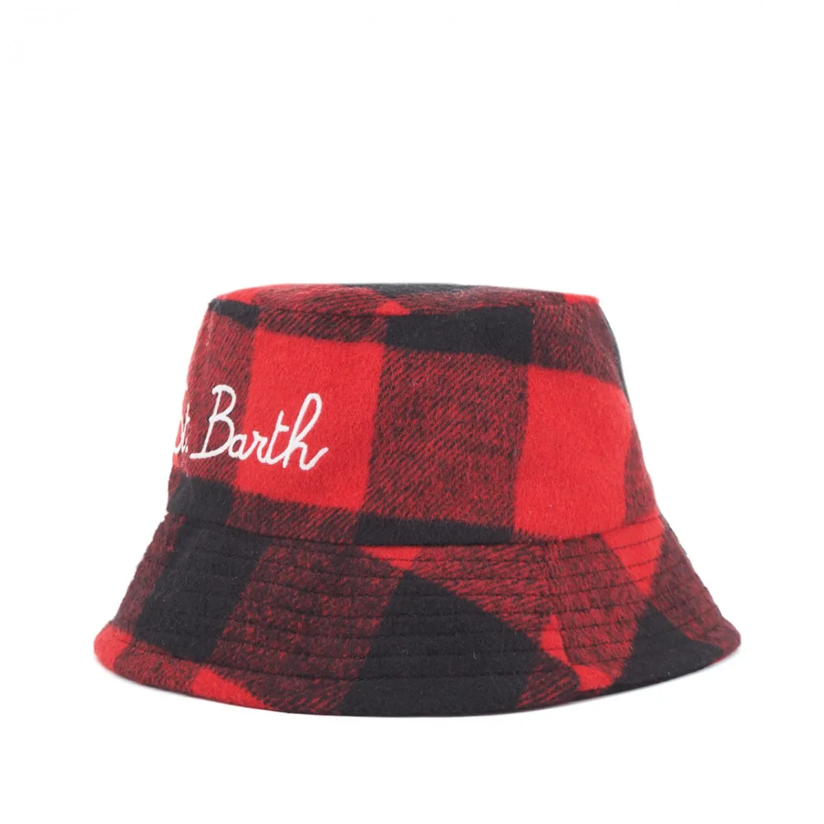 Cappello A Pescatora Big Vichy, Rosso