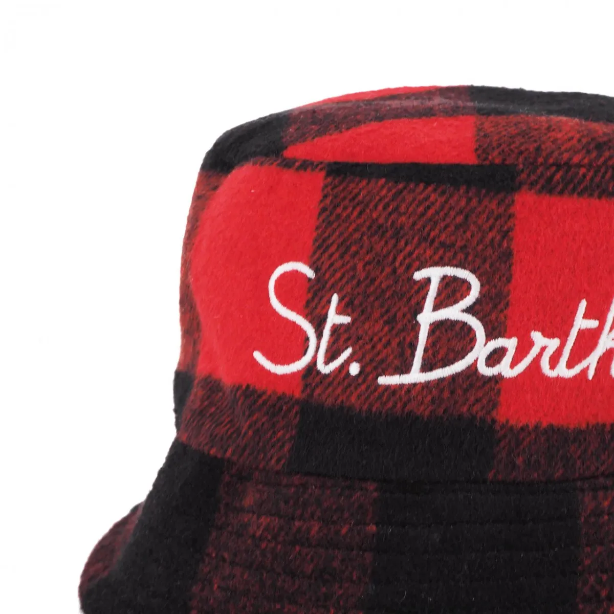 Cappello A Pescatora Big Vichy, Rosso