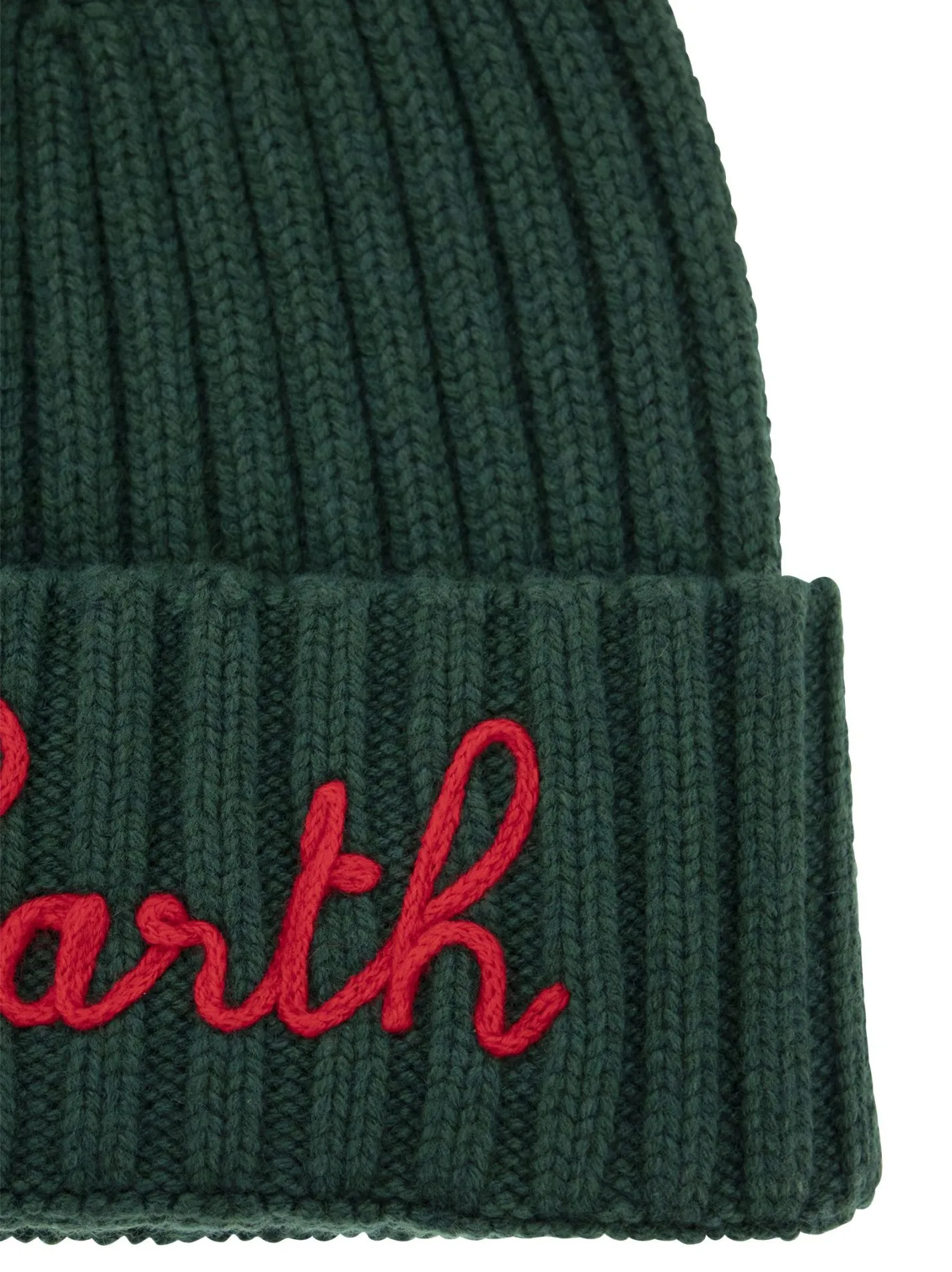 Cappello in mista lana e cachemire con ricamo