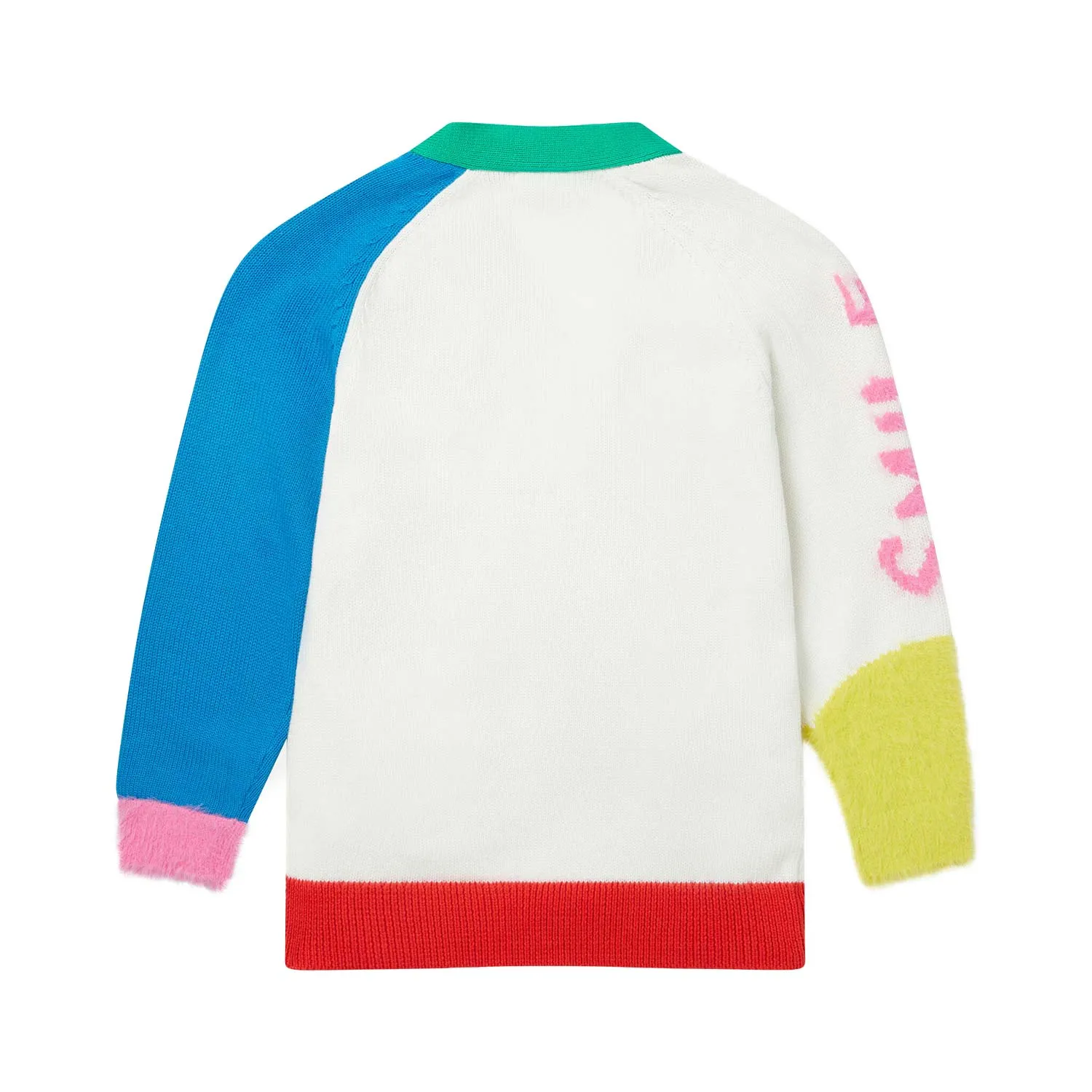 Cardigan Color Block Bambina E Teenager