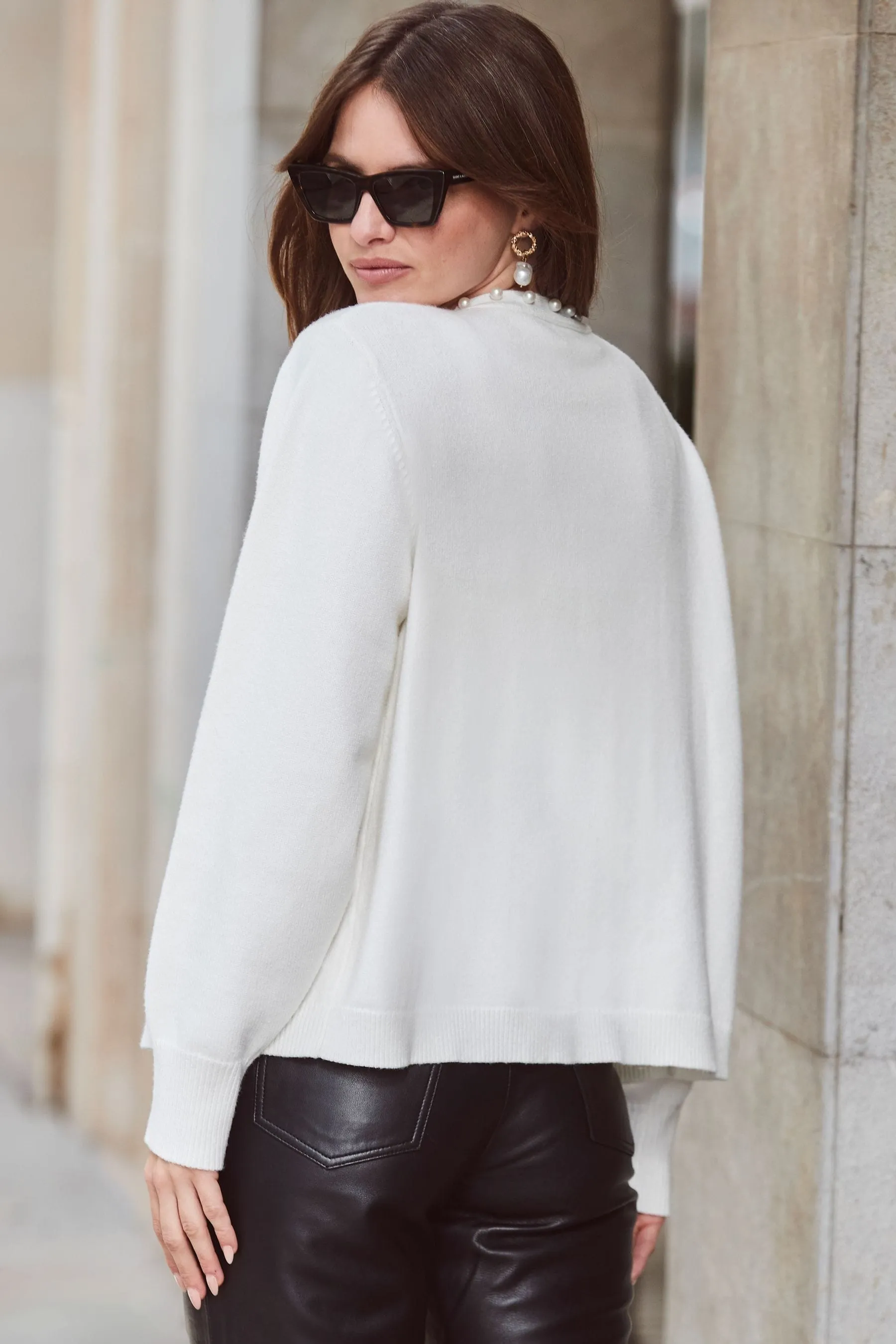 Cardigan con perle Sosandar