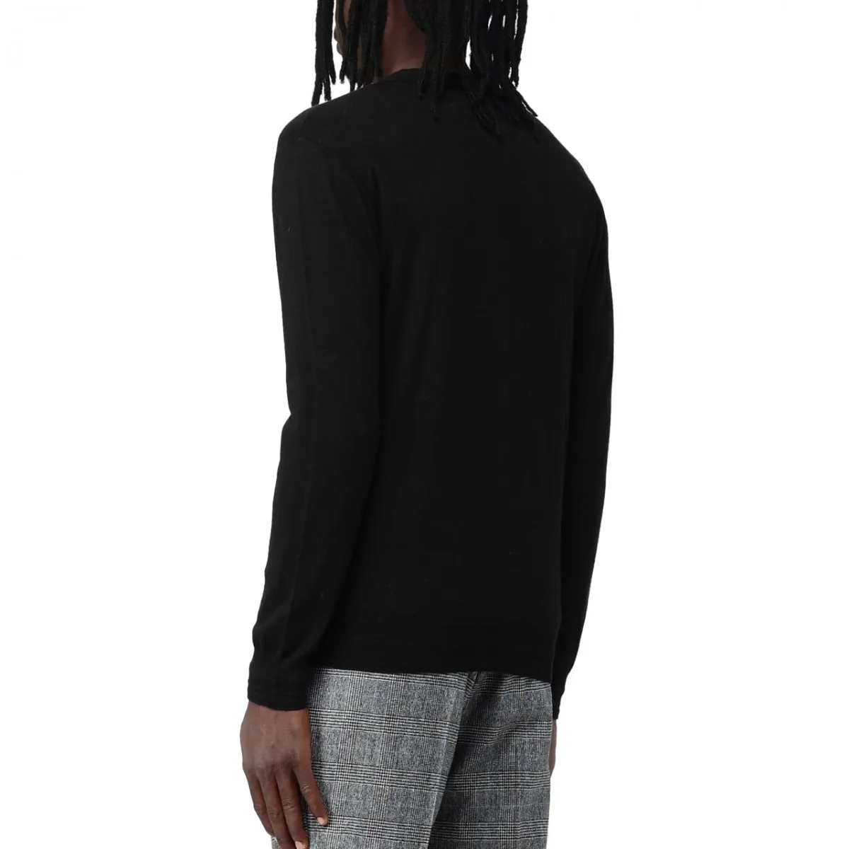Cardigan In Maglia Cardbase Nero