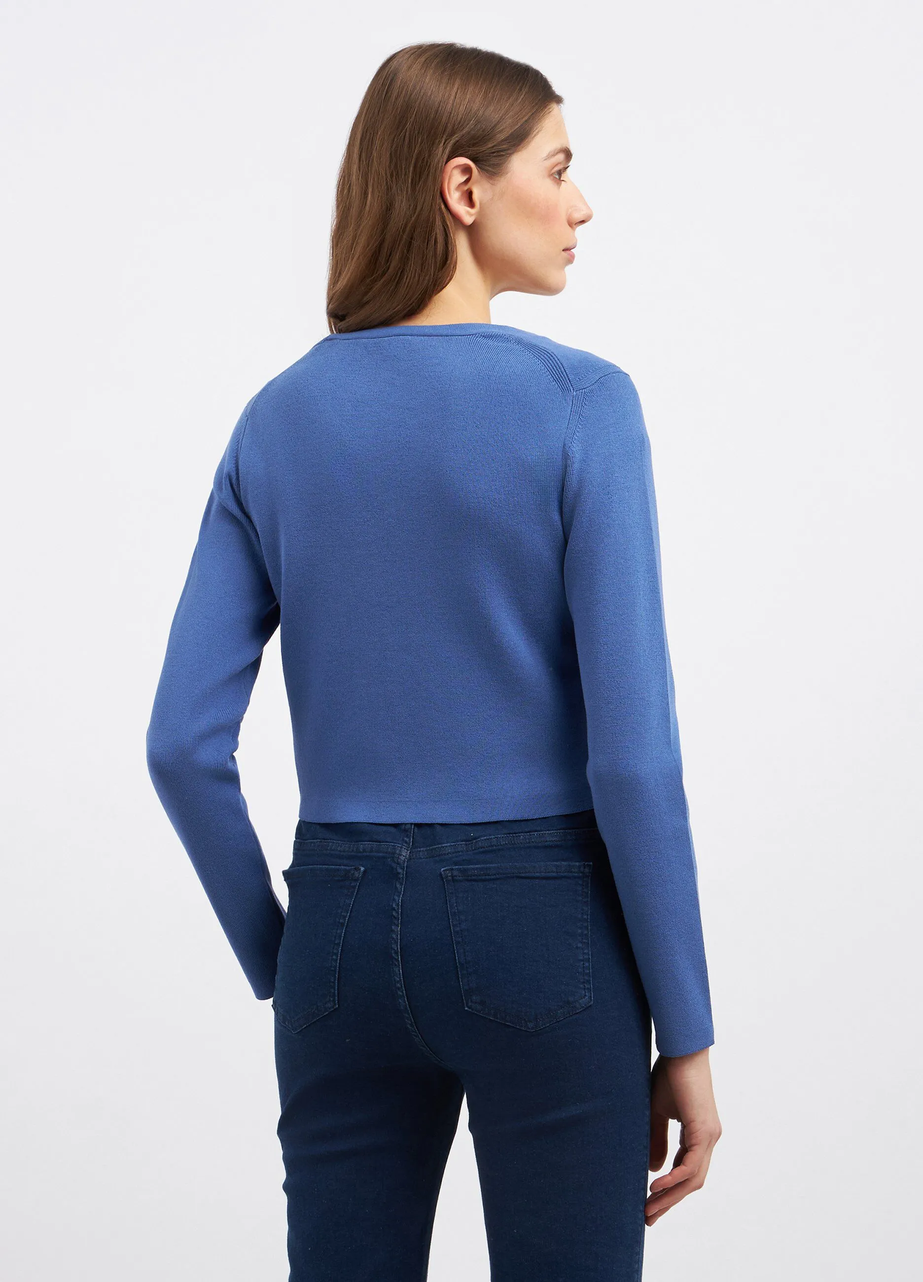 Cardigan in misto viscosa donna