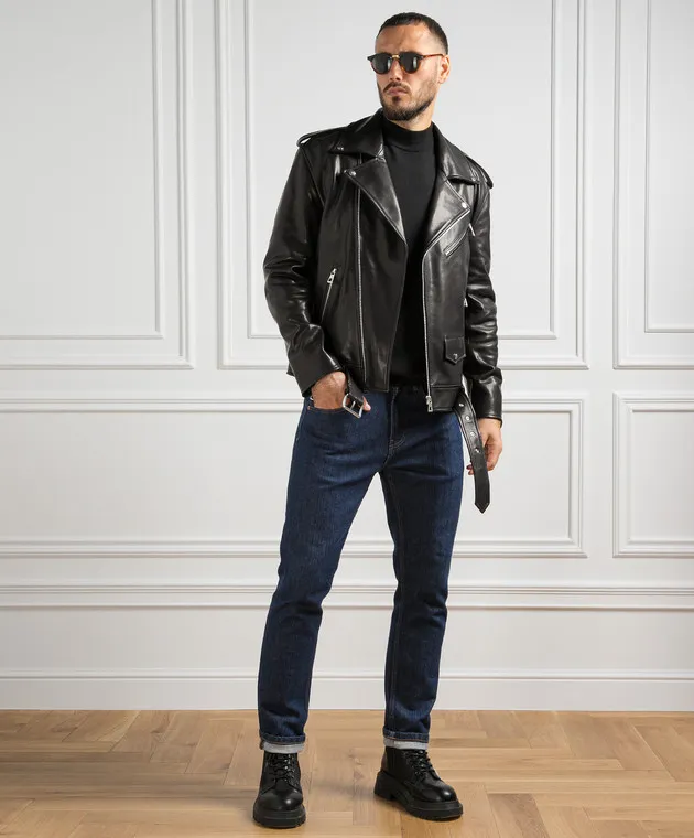 Cashmere&Whiskey Maglione in lana nera 97397