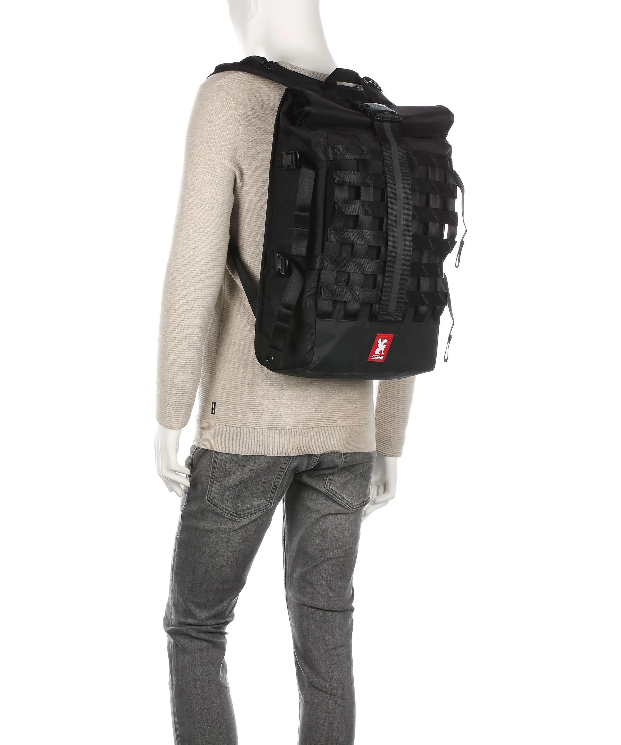 Chrome Barrage Cargo Zaino roll-top 15″ nylon grigio  
