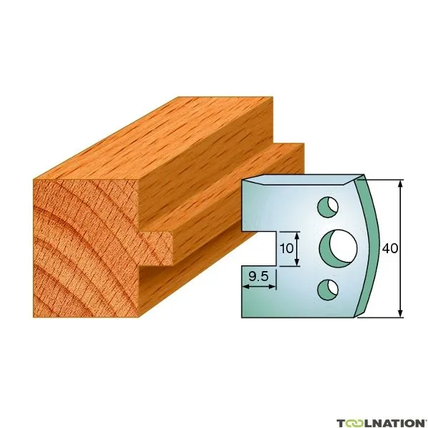 CMT 691.092 Coppia di controlame altezza 40 mm numero 92