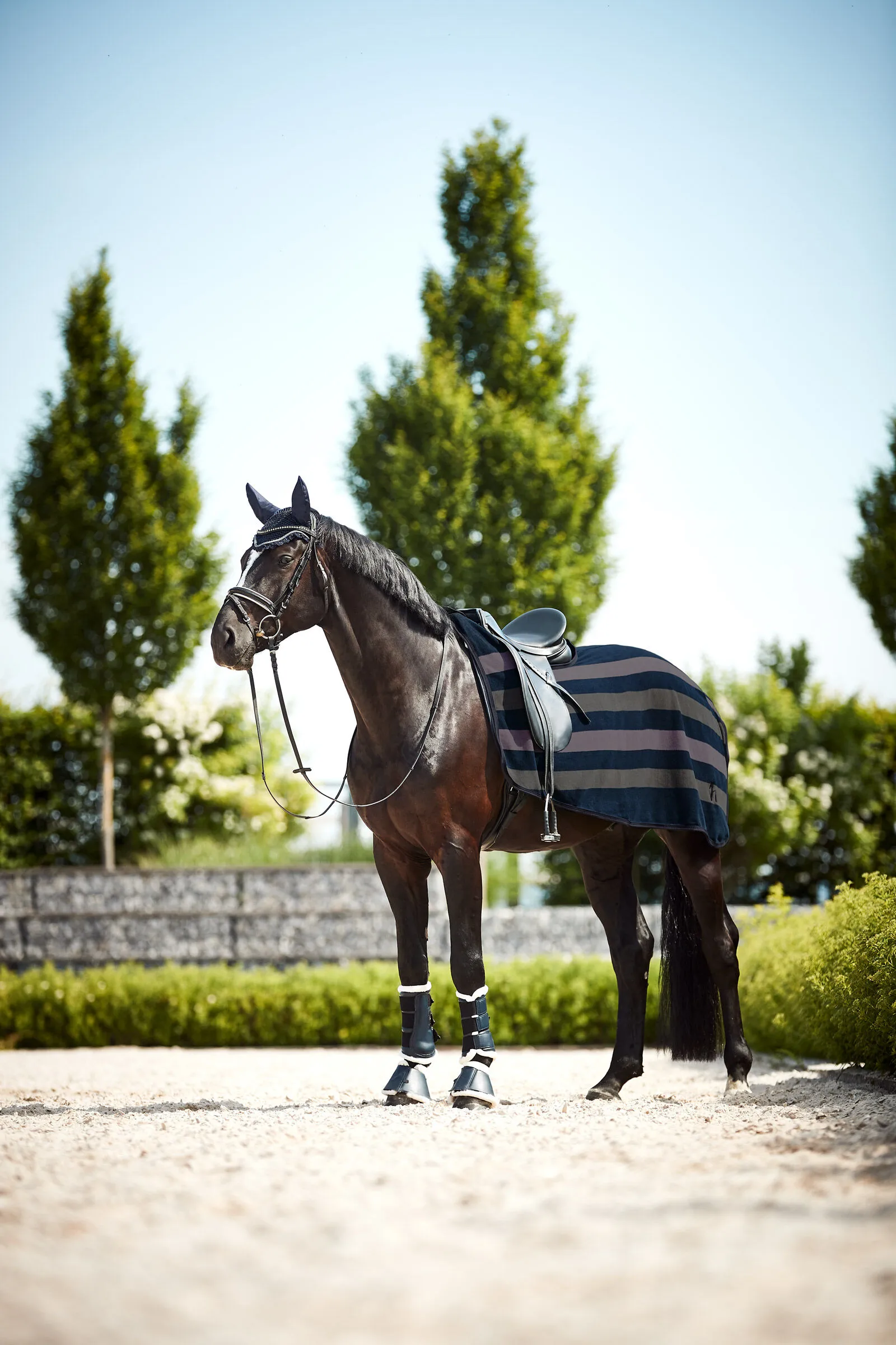 Coperta da equitazione in pile Horze Wilton
