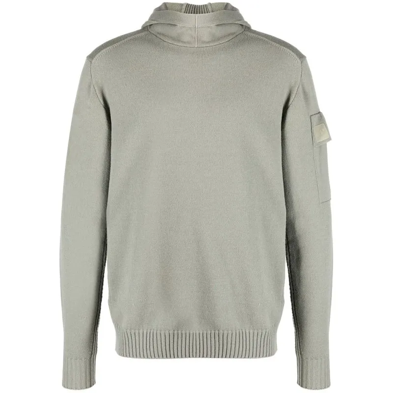 CP Company Maglia con cappuccio in lana merino extrafine serie Metropolis