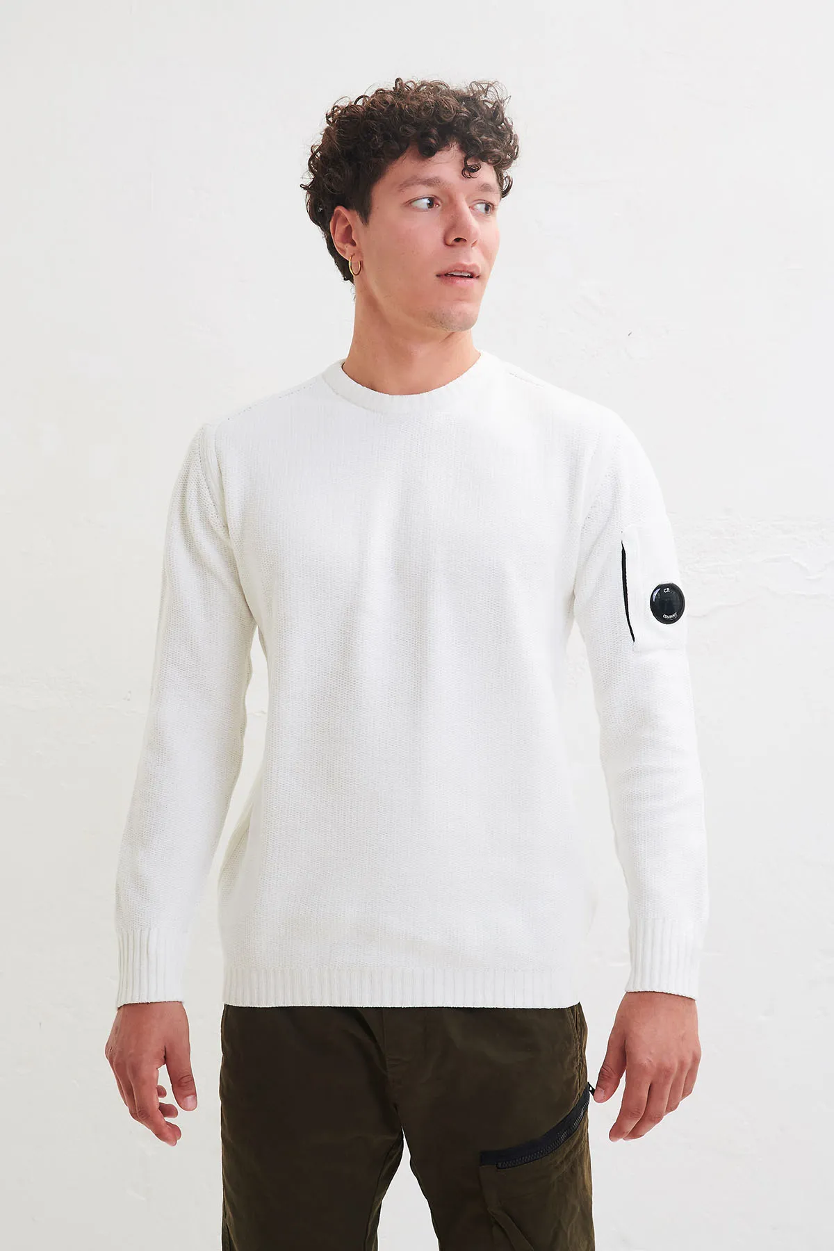C.P. COMPANY Maglia in ciniglia girocollo