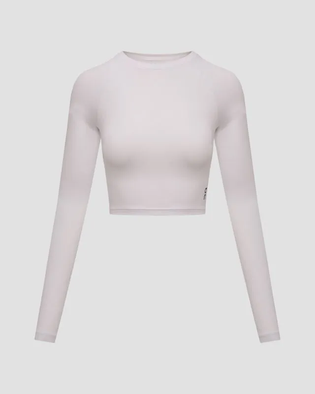 Crop top z długim rękawem On Running Movement Long-T Crop Zendaya Edit 1WE30030069-white