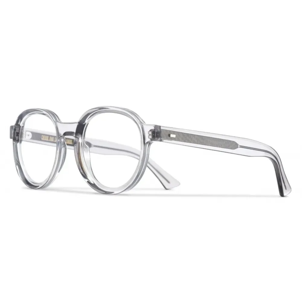 Cutler & Gross - 1384 Round Optical Glasses - Smoke Quartz - Luxury - Cutler & Gross Eyewear