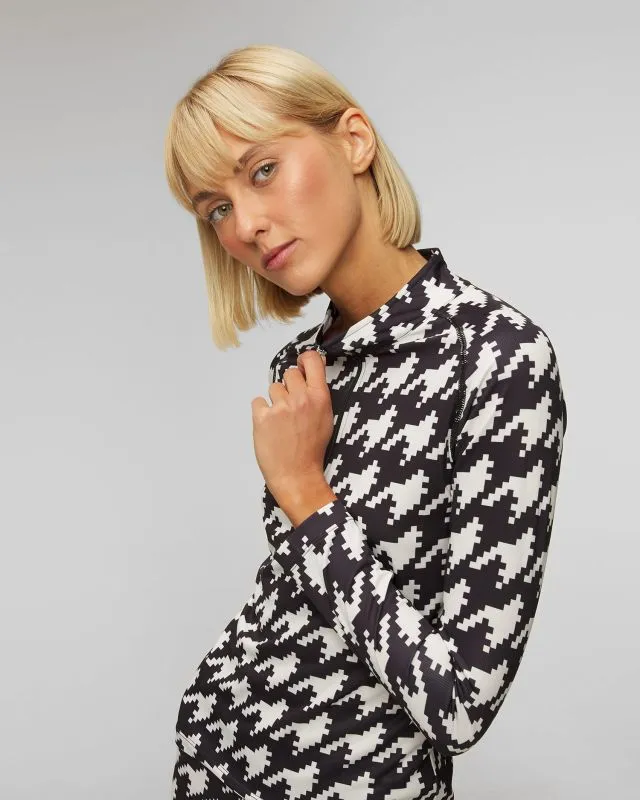 Dolcevita a pied-de-poule da sci da donna Perfect Moment Thermal