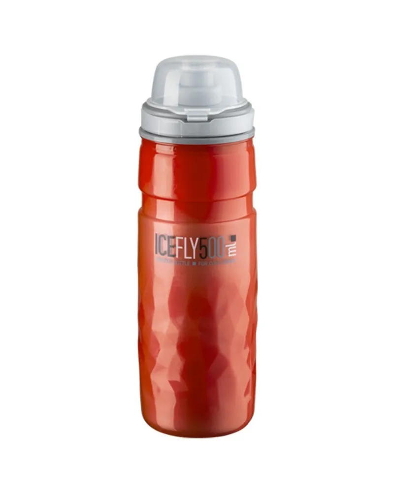 Elite Borraccia Termica Ice Fly 500ml, Rosso