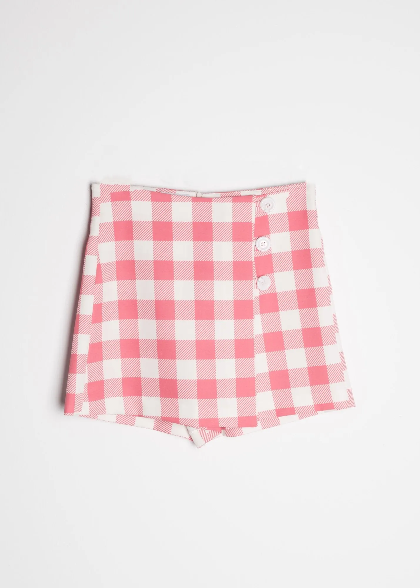 Falda pantalón cuadro vichy
