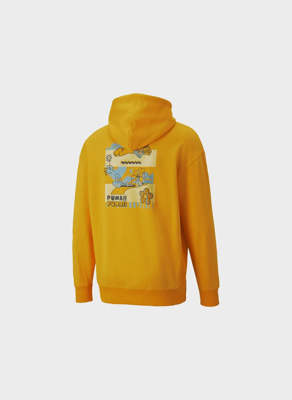 felpa downtown graphic con cappuccio