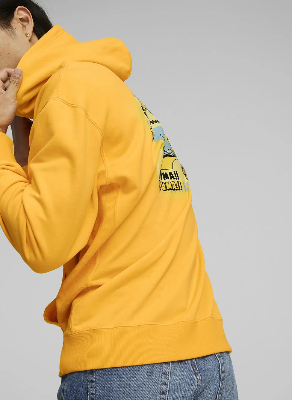 felpa downtown graphic con cappuccio