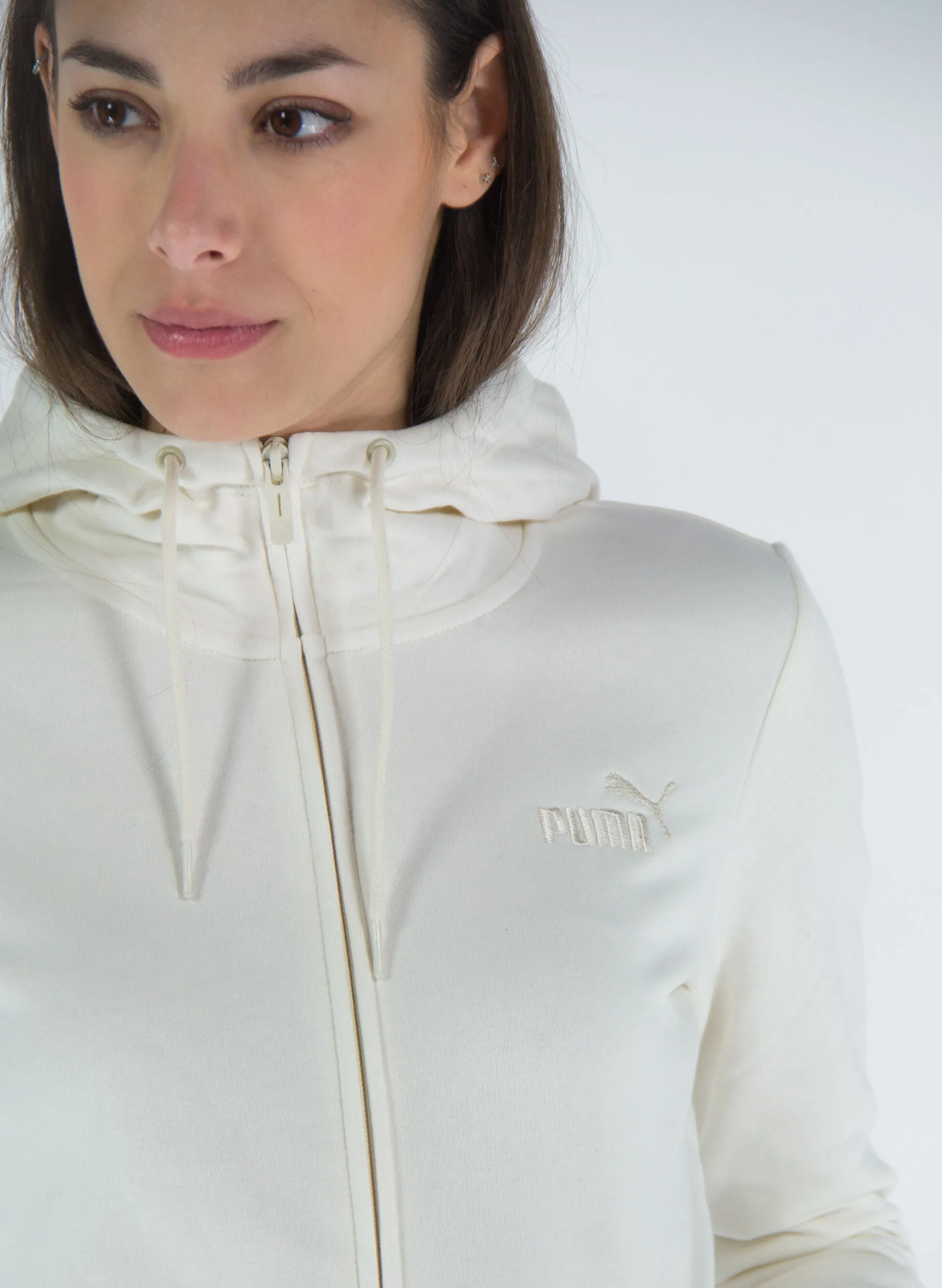 felpa embroidery con cappuccio