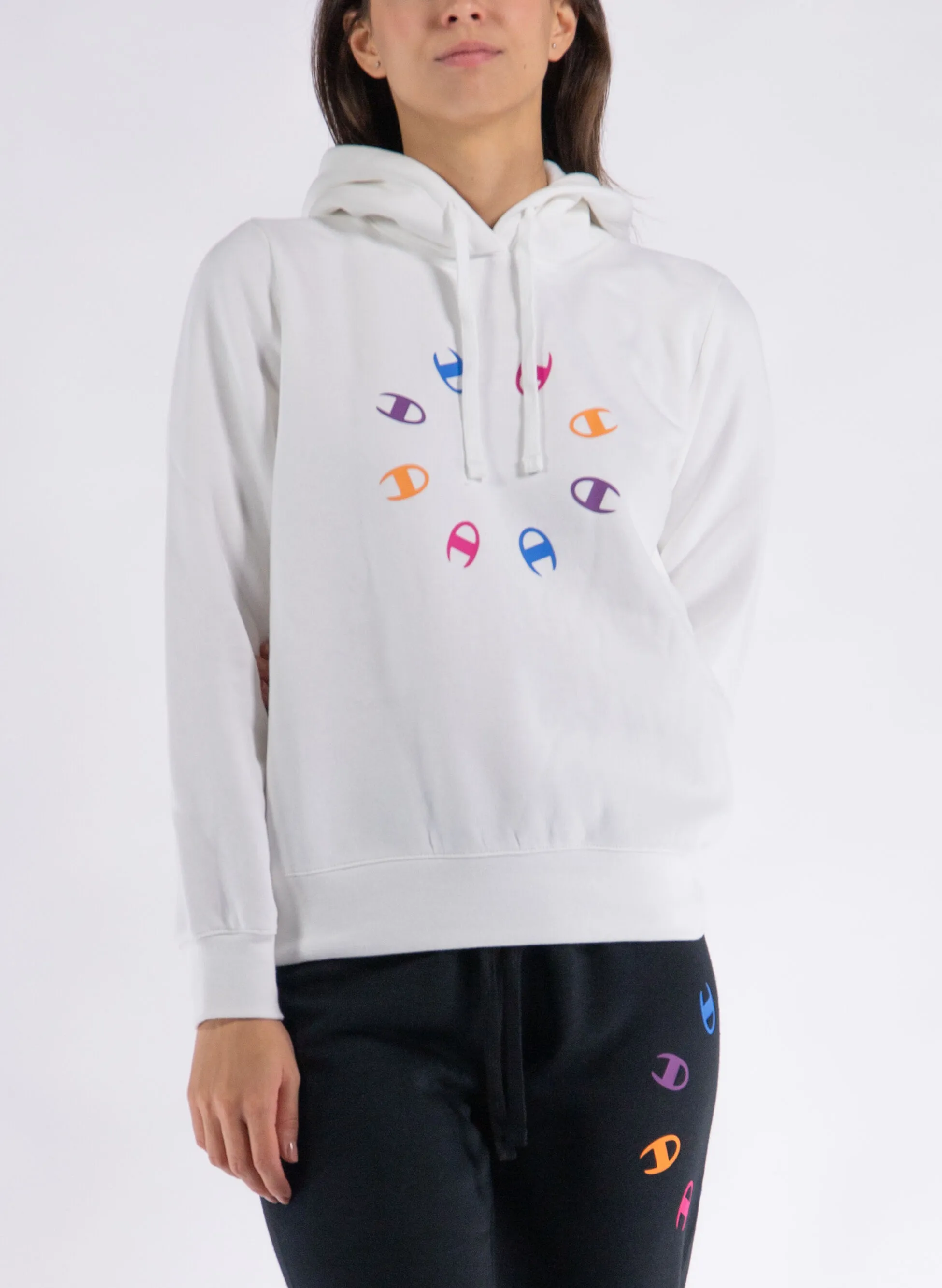 felpa graphic shop con cappuccio