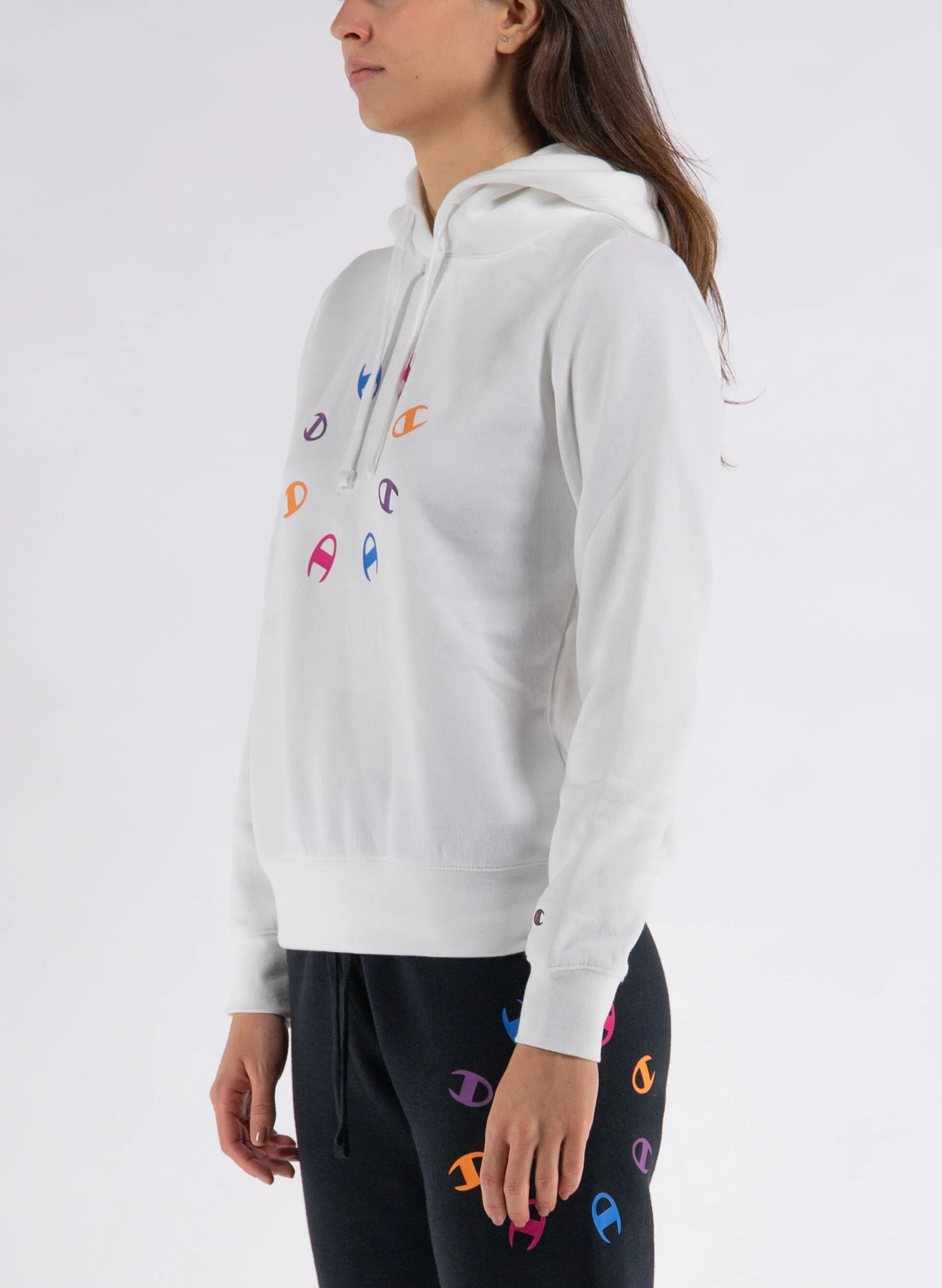 felpa graphic shop con cappuccio