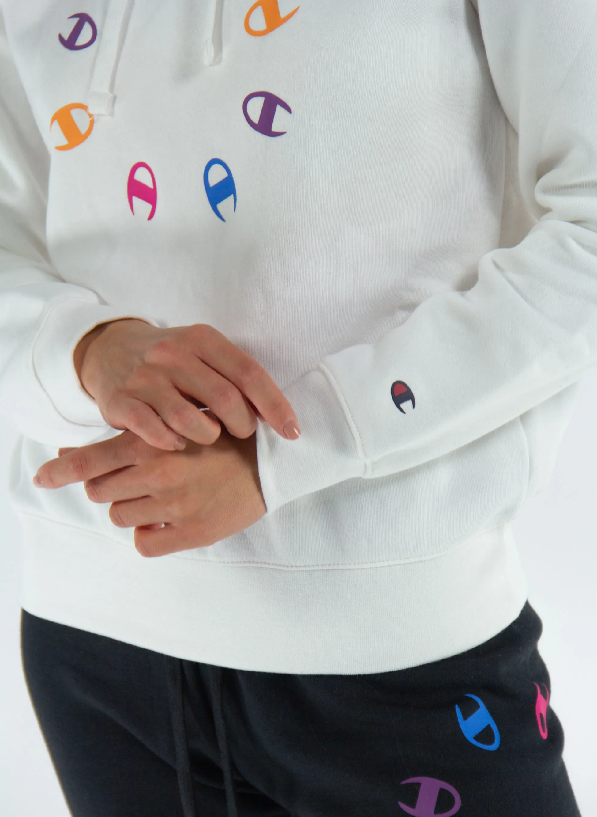 felpa graphic shop con cappuccio