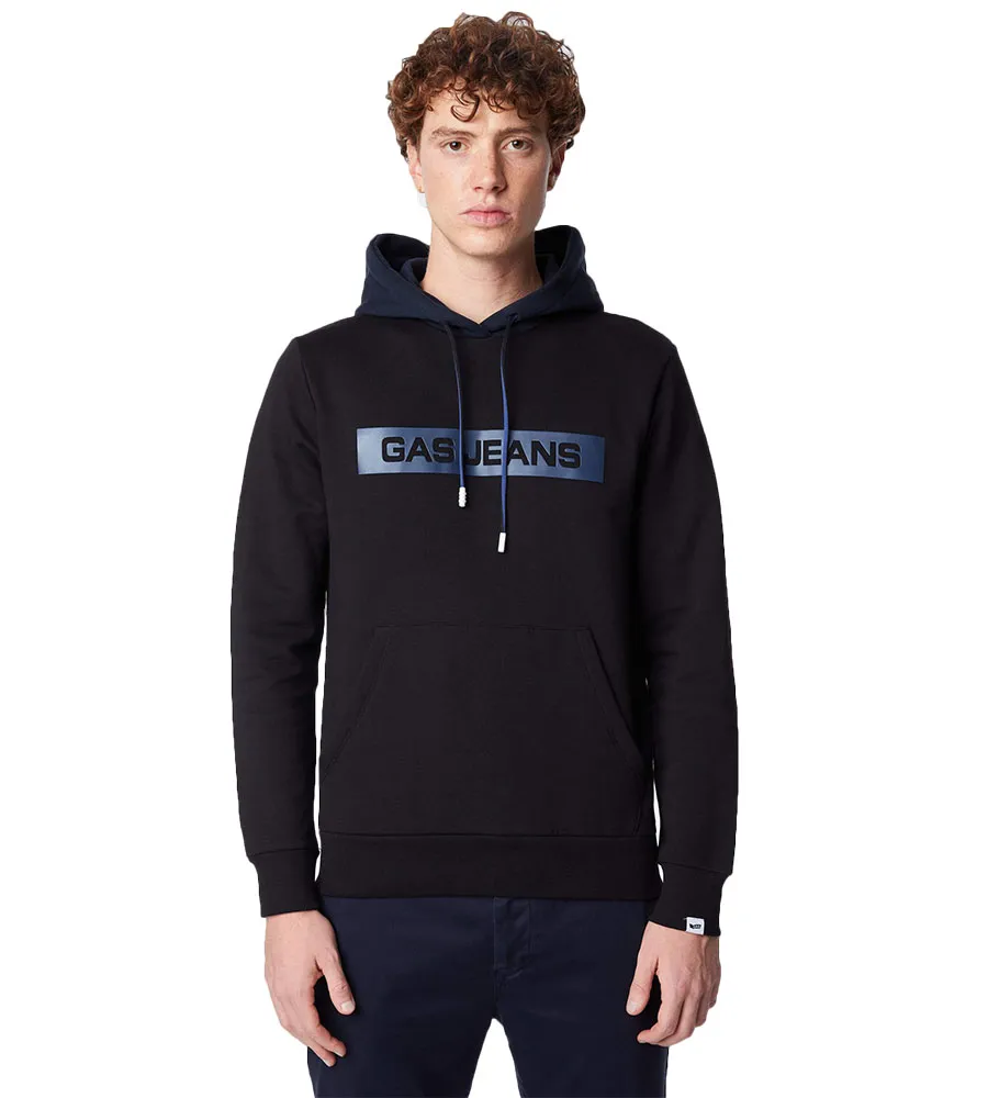 Felpa Uomo Gas con cappuccio