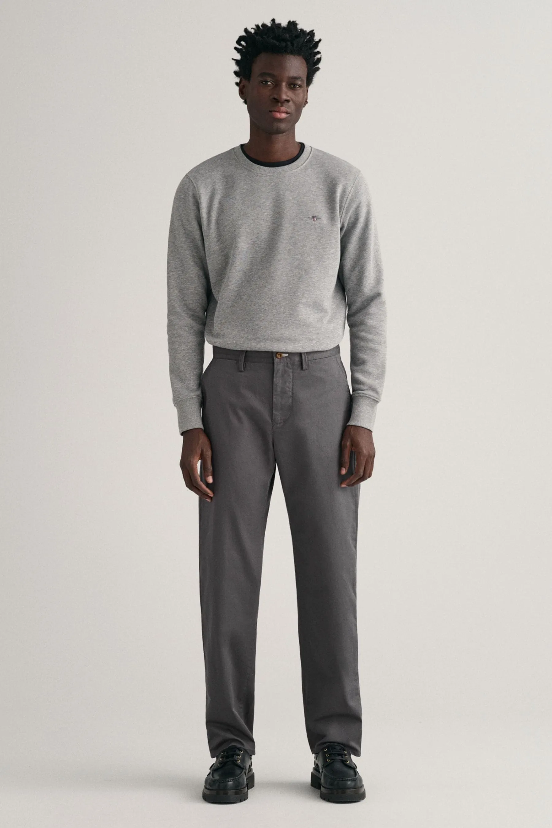 GANT regular  - Pantaloni chino in twill di cotone Pantaloni