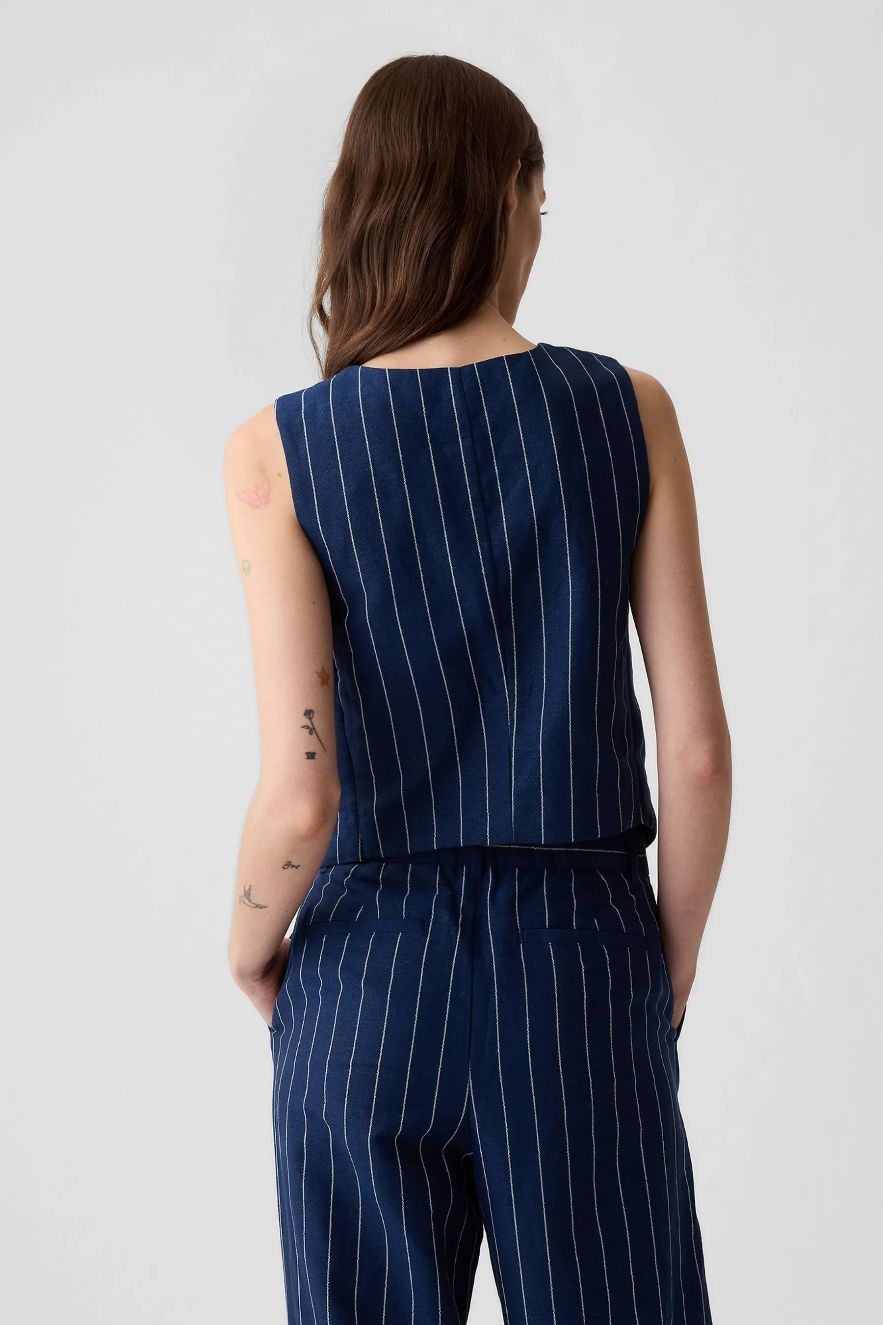 Gap - Gilet in lino e cotone