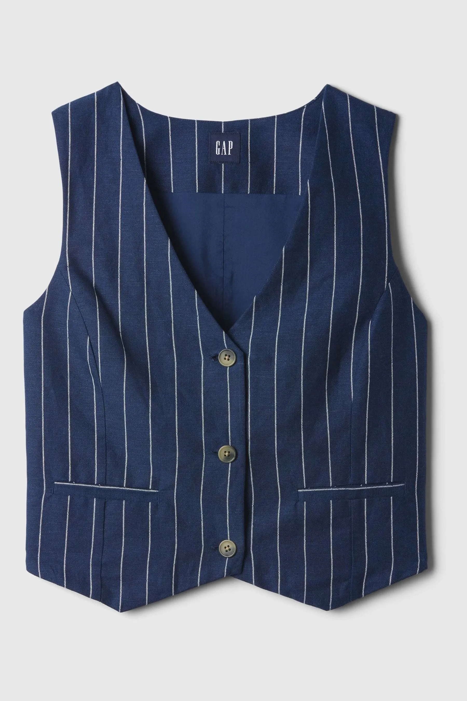 Gap - Gilet in lino e cotone
