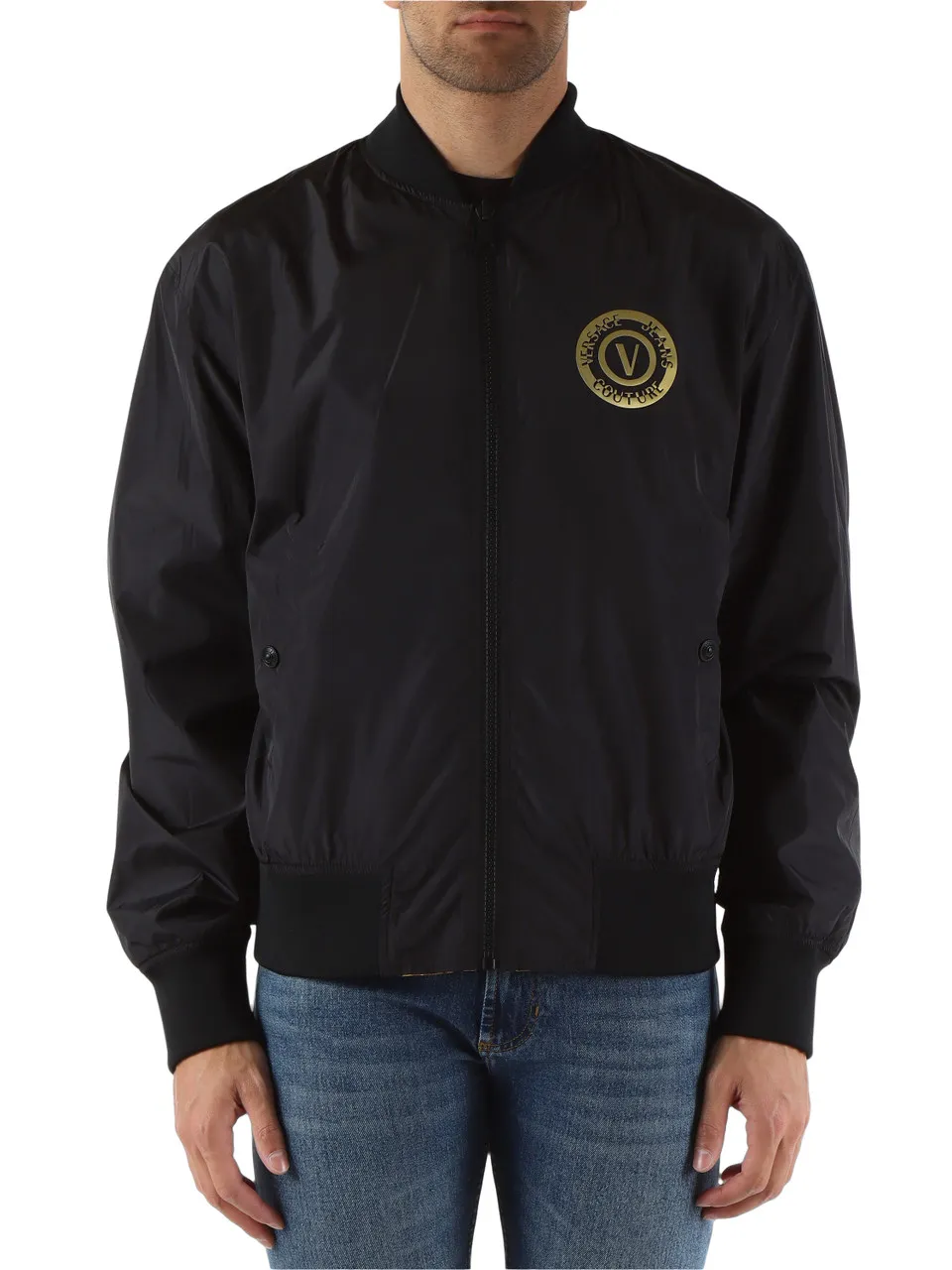 Giacca bomber reversibile in tessuto tecnico